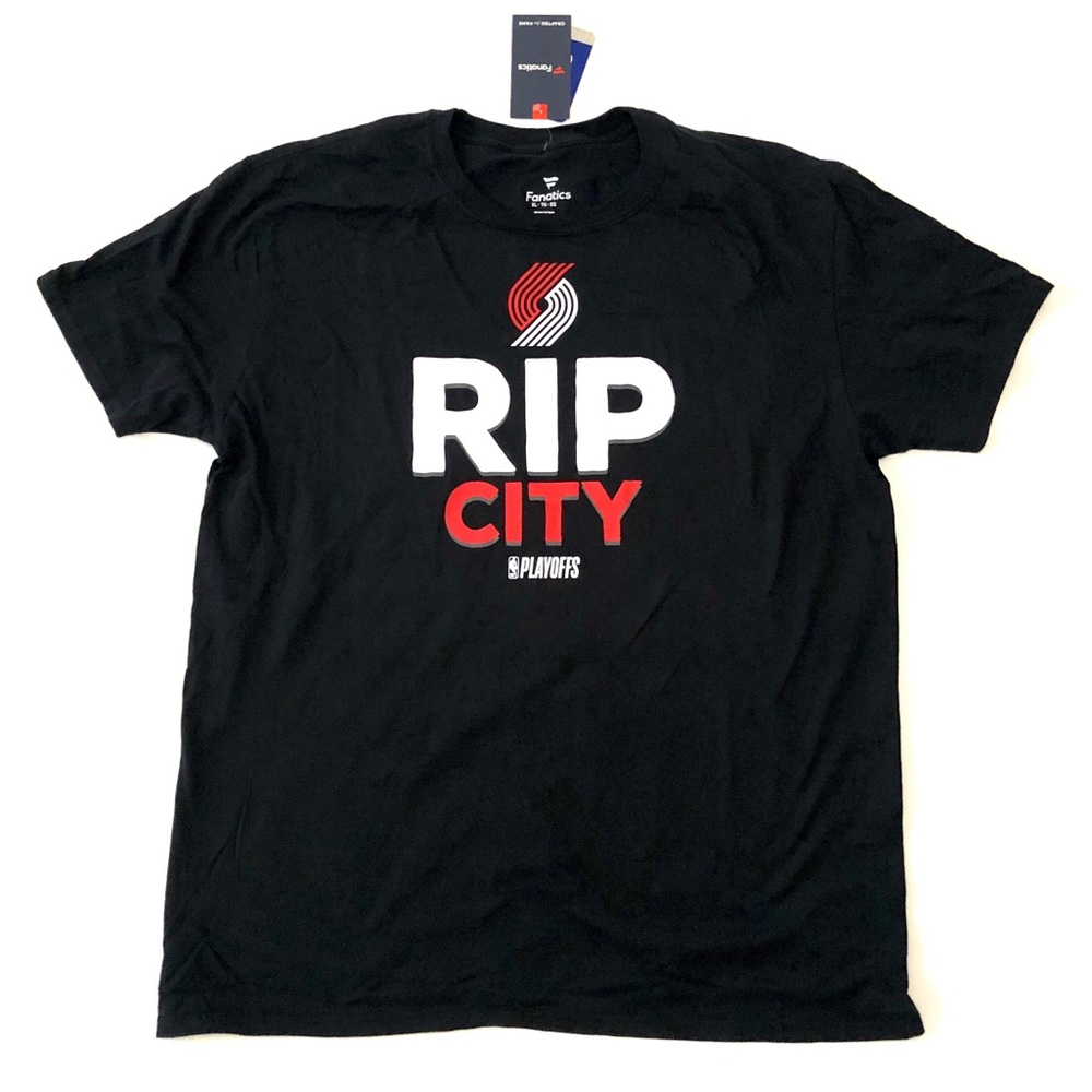 NWT Portland Trailblazers Rip City Playoffs Shirt